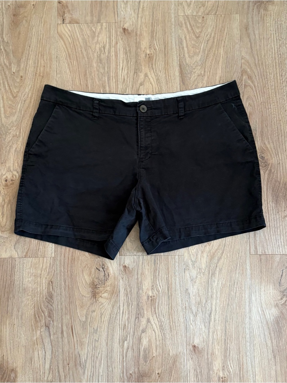Old Navy Black Casual Chino Shorts Sz 14